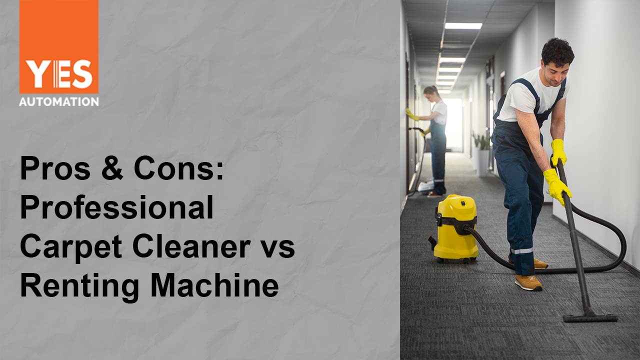 Pros & Cons: Professional Carpet Cleaner vs. Renting Machine