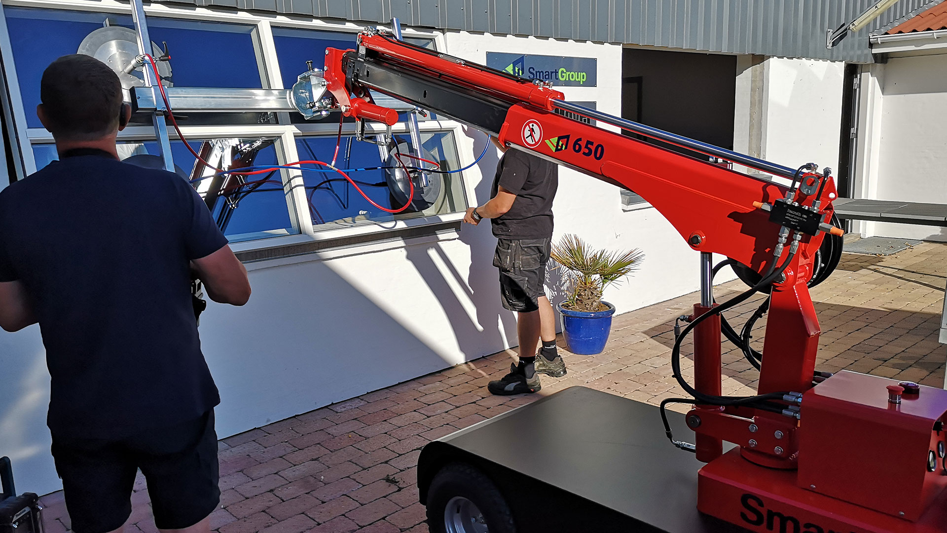 Glass Lifting Robot Hire